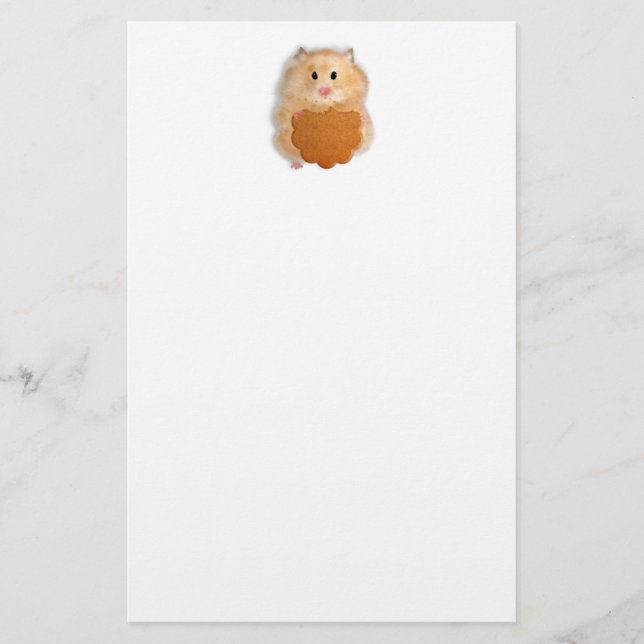 Funny Hamster Zeichentabelle Briefpapier (Vorderseite)