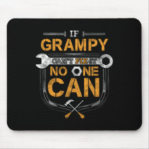 Funny Handyman Fix It Shirt Fathers Day Geschenk Mousepad