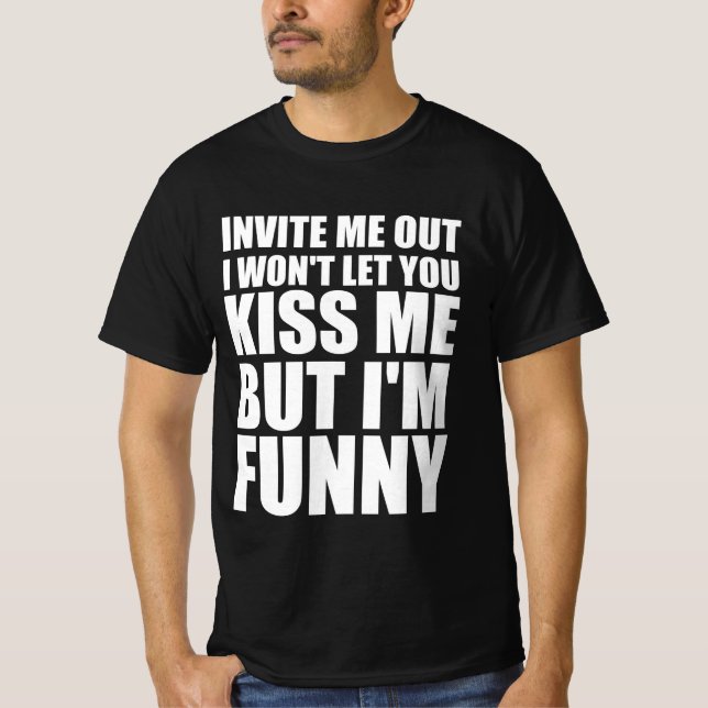 Funny hanging quote T-Shirt (Vorderseite)