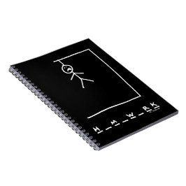 Funny Hangman Hausaufgaben Notebook Notizblock