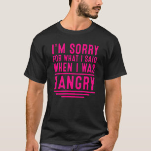 Funny Hangry für Männer Frauen Cool Hunger Angry G T-Shirt