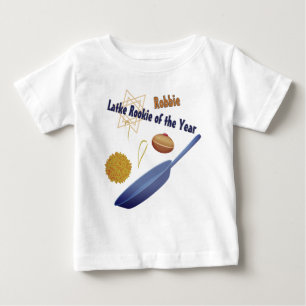 Funny Hanukkah Spaß Latke Rookie Baby T-shirt