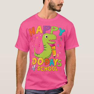 Funny Happy 100 Days Schule T Rex Shirt Boys Gesch