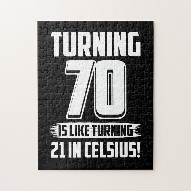 Funny Happy 70. Geburtstag (Vertikal)