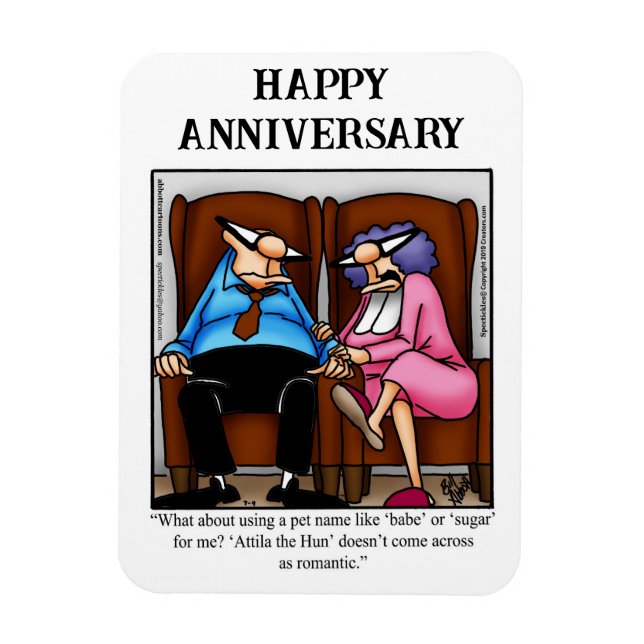 Funny Happy Anniversary Magnet-Geschenk Magnet (Vertikal)