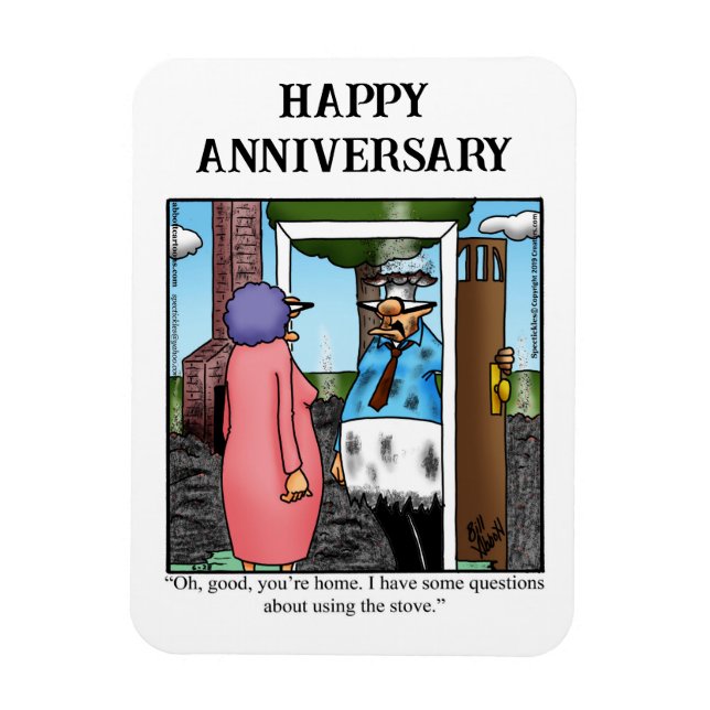 Funny Happy Anniversary Magnet-Geschenk Magnet (Vertikal)
