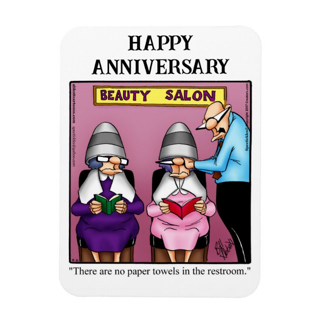 Funny Happy Anniversary Magnet-Geschenk Magnet (Vertikal)