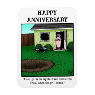 Funny Happy Anniversary Magnet-Geschenk Magnet