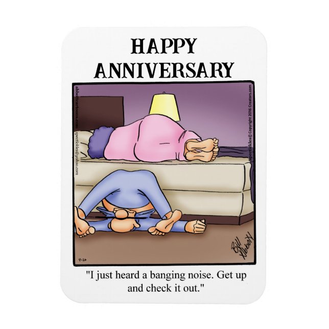 Funny Happy Anniversary Magnet-Geschenk Magnet (Vertikal)