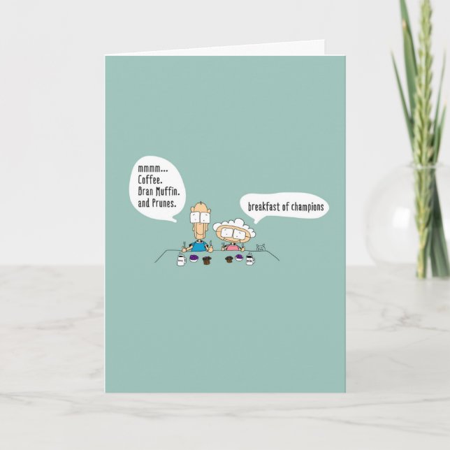 Funny Happy Birthday Card - 005 Karte (Vorderseite)