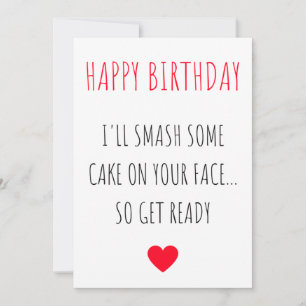 Funny Happy Birthday Card Feiertagskarte