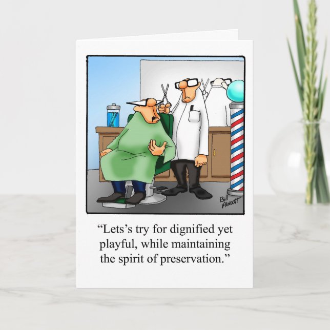 Funny Happy Birthday Card für Ihm Karte (Vorderseite)