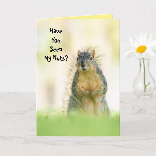Funny Happy Birthday Card Karte (Kleine Pflanze)
