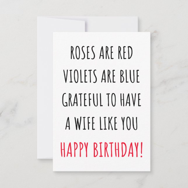 Funny Happy Birthday carte avec des voeux de femme (Devant)