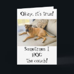 Funny Happy Birthday From the Dog Karte<br><div class="desc">Helfen Sie Ihrem Hund,  Ihrem Liebsten einen glücklichen Geburtstag zu wünschen!</div>