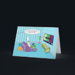 Funny Happy Birthday Son mit Remote-Kontrolle Karte<br><div class="desc">Das ist eine lustige Geburtstagskarte,  mit Duncan bekommt die abgelegene Kontrolle für den Tag,  aber der Fernseher funktioniert nicht,  typisch ah! Und dicke Katze spielt den Ball auf dem I-Pad hinter dem Sofa.</div>