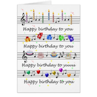 Funny Happy Birthday Song Sheet Music