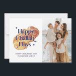 Funny Happy Challah Days Hanukkah Foto  Feiertagskarte<br><div class="desc">© Gorjo Designs. Made for you via Zazzle Plattform.

// Benötigen Sie Hilfe bei der Anpassung Ihres Designs? Andere Ideen got? Kontaktieren Sie mich (Zoe) direkt über den unten stehenden Kontaktknopf.</div>