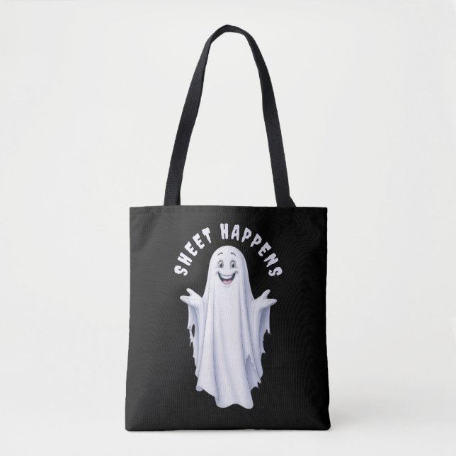 Funny Happy Ghost Tasche (Vorderseite)