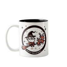 Funny "Happy Hallo-Oops!" Santa Witch