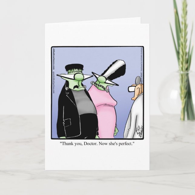 Funny Happy Halloween Card für ihn Karte (Vorderseite)