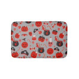 Funny Happy Halloween Ghost Personalisiert Bath Ma Badematte