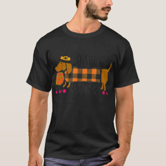 Funny Happy Halloweenie Dackel Halloween Buffal T-Shirt