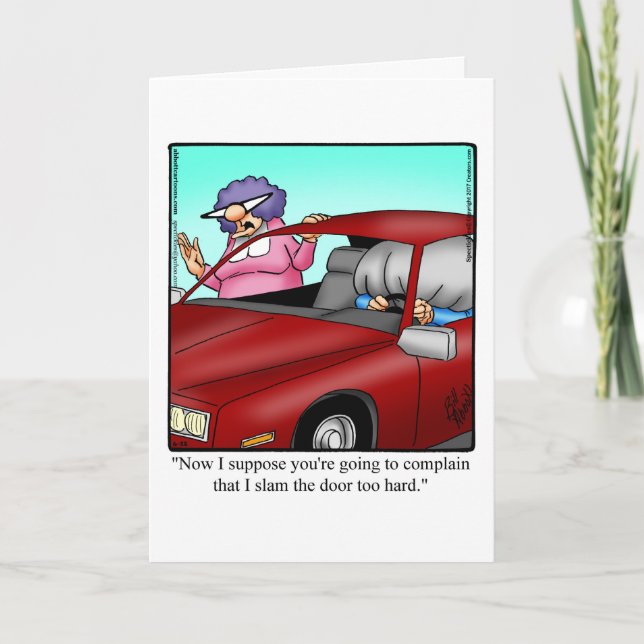 Funny Happy Jubiläumskarte für sie Karte (Vorderseite)