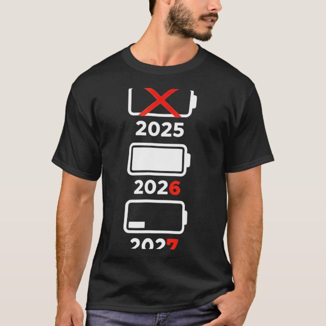 Funny Happy New Year 2026 2027 67 Meme Six Seven  T-Shirt (Vorderseite)