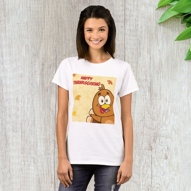 Funny Happy Thanksgiving T-Shirt (Von Creator hochgeladen)