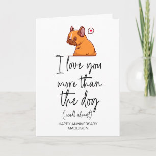 Funny Happy Valentines Day-Geschenk für die Liebe  Karte