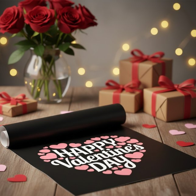 Funny Happy Valentines Day Herzlich Liebe Geschenkpapier Set (Von Creator hochgeladen)