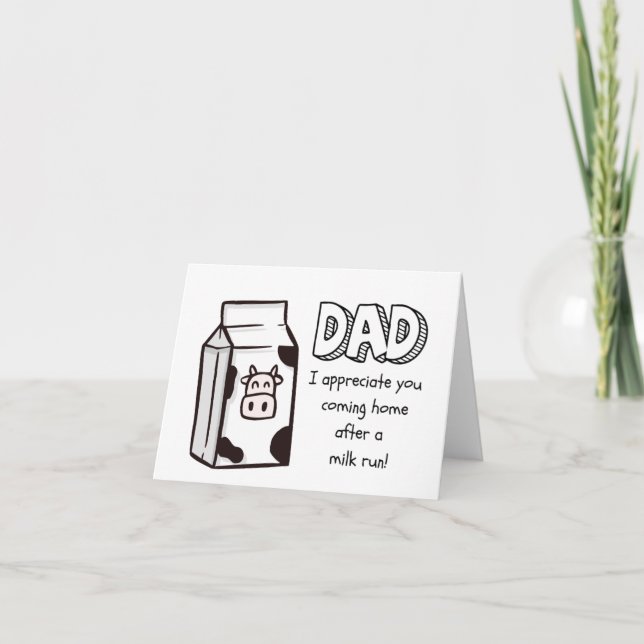 Funny Happy Vathers Day Card, Spaß für Vater Karte (Vorderseite)
