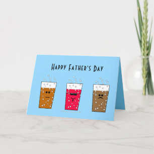 Funny Happy Vathers Day Pops Coolster Vater Mustac Karte