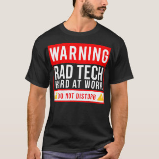 Funny Hard Working Krass Tech Einzigartige Radiolo T-Shirt