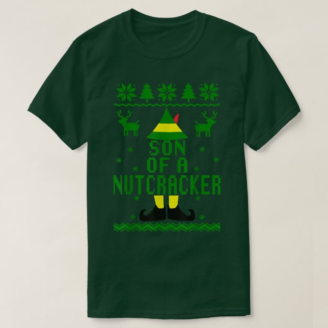 Funny hässlich Weihnachts Sweater Son eines Nutcra T-Shirt (Design vorne)