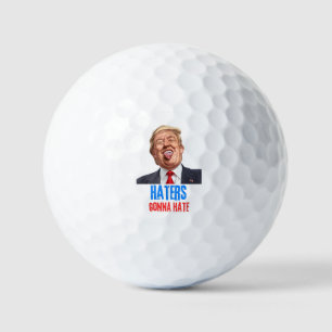 Funny Haters werden Zitat hassen, lustiges Sprichw Golfball