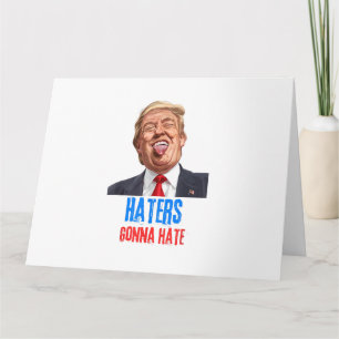 Funny Haters wird Zitate aus lustigen Sprichwort-T Karte