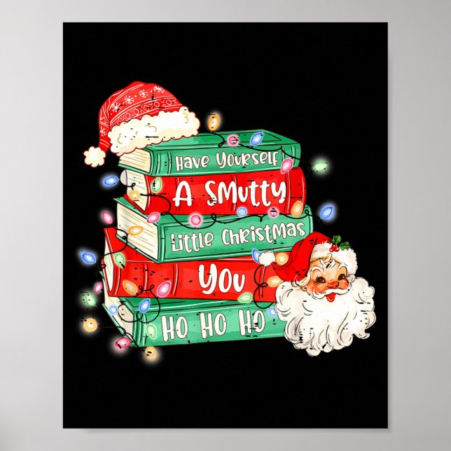 Funny Have Yourself A Smutty Little Christmas Book Poster (Vorne)