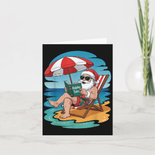 Funny Hawaii Beach Weihnachten im Juli Santa Readi Karte