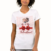 Funny “He’s My Valentine” Women's T-Shirt