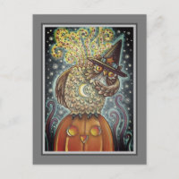 FUNNY HEADLESS HORSEMAN OWL, SLEEPY HOLLOW BIRD
