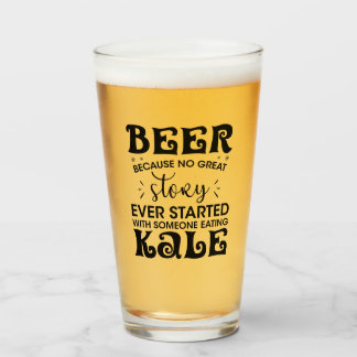 Funny Healthary Ber versus Green Kale Spaß Glas