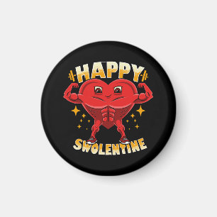Funny Heart Gym Workout Valentine Geschenk Magnet