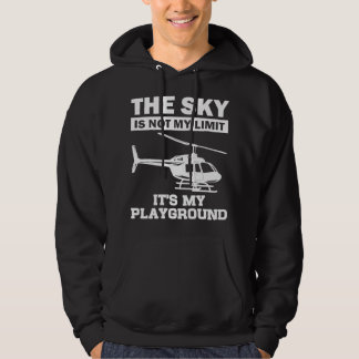Funny Helicopter Pilot Geschenk für Männer Frauen  Hoodie