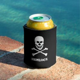 Funny Hemlock Giison Symbol Skull Crossbones Dosenkühler