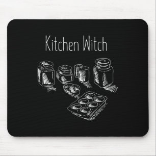 Funny Herbalist Kitchen Hexenkochen Ch Mousepad