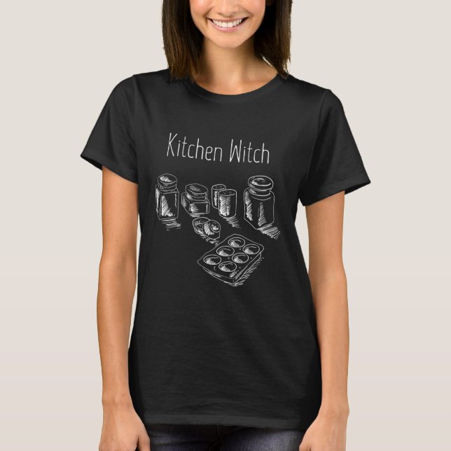 Funny Herbalist Kitchen Hexenkochen Ch T-Shirt (Vorderseite)