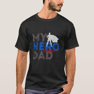 Funny Hero Vater Superhero Vatertag T-Shirt