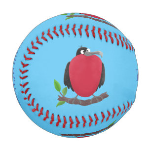 Funny herrlicher Fregatte Vogel Cartoon Baseball